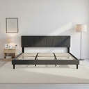 Base con Cabecera 5465 Negro King Size