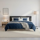 Base con Cabecera 5465 Negro King Size