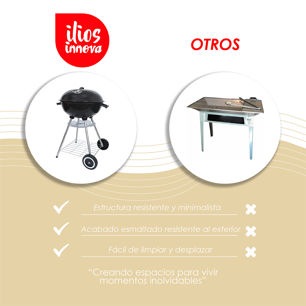 Asador Blaze de Carbón Portátil