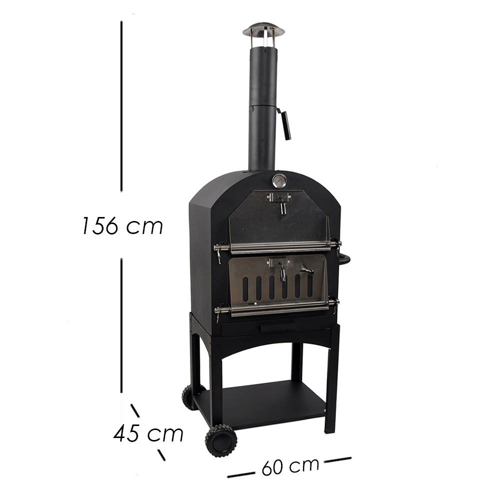 Horno Vesuv para Pizza de Carbón y Leña