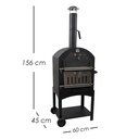 Horno Vesuv para Pizza de Carbón y Leña