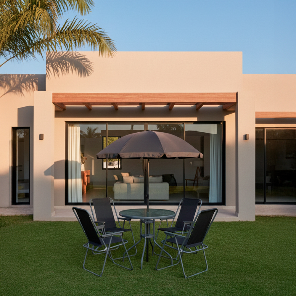 Comedor de Exterior Jardín 6 Piezas