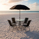 Comedor de Exterior Jardín 6 Piezas