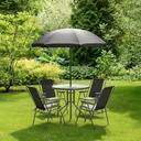 Comedor de Exterior Jardín 6 Piezas