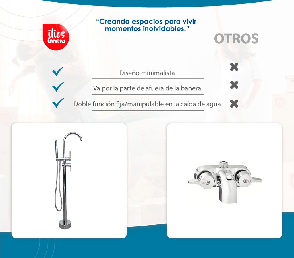 Grifo de bañera FA-3084