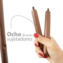 Perchero de madera minimalista estilo oriental de pie con 8 ganchos (Nogal)