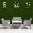 Sala de jardín (Gris con gris)