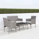 Sala de jardín (Gris con gris)