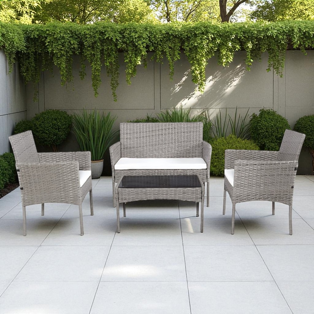 Sala de jardín (Gris con gris)