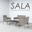 Sala de jardín (Gris con gris)