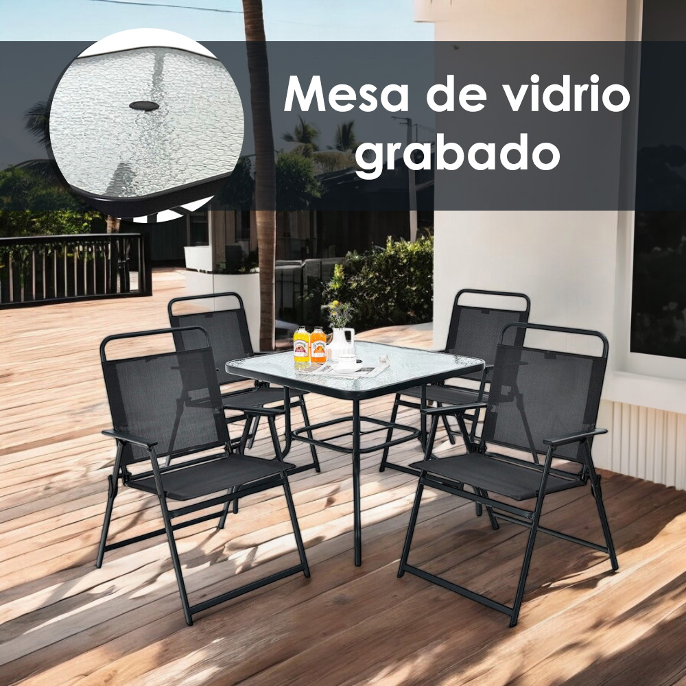 Comedor Para Jardín Gris