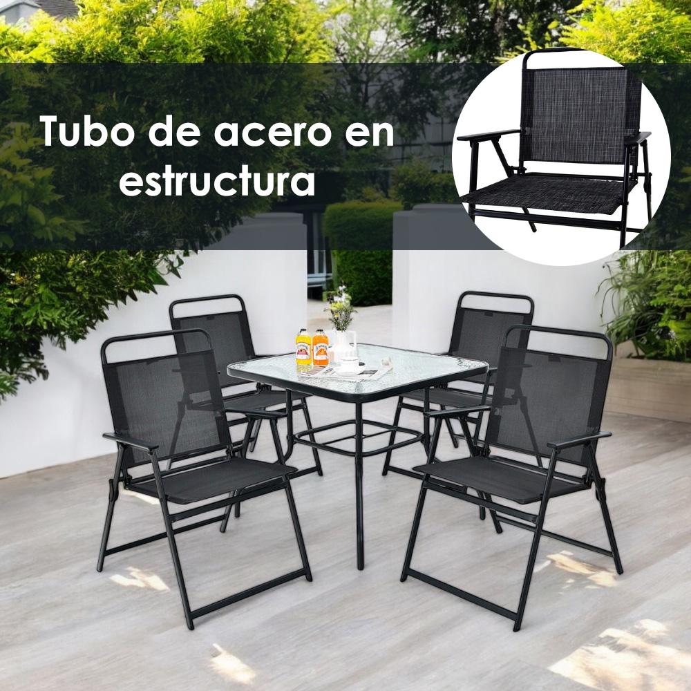 Comedor Para Jardín Gris