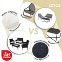 2 Salas de Jardin 4P Gris