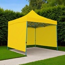Toldo Plegable 2x2 con Paredes Amarillo