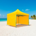 Toldo Plegable 2x2 con Paredes Amarillo