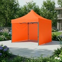 Toldo Plegable 3x3 con Paredes Naranja