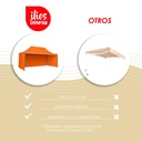 Toldo Plegable 3x4.5 con Paredes Naranja