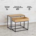 Mesa auxiliar baja moderna