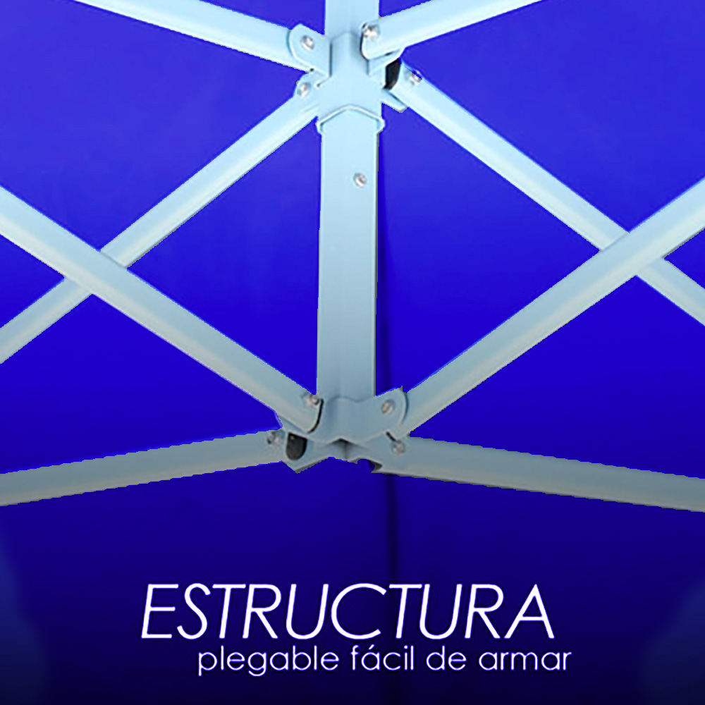 Toldo Plegable 2x2 Azul