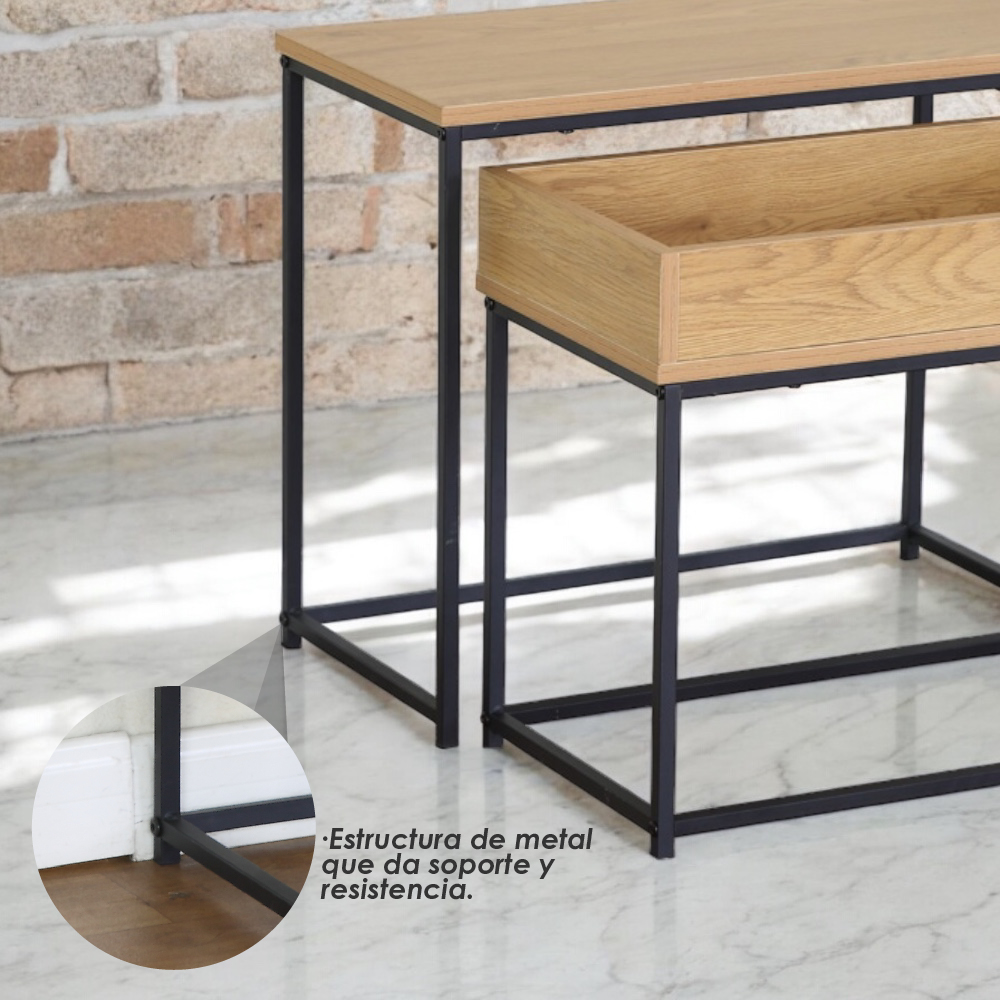 Mesa auxiliar baja moderna