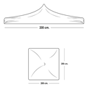 Toldo Plegable 2x2 Blanco