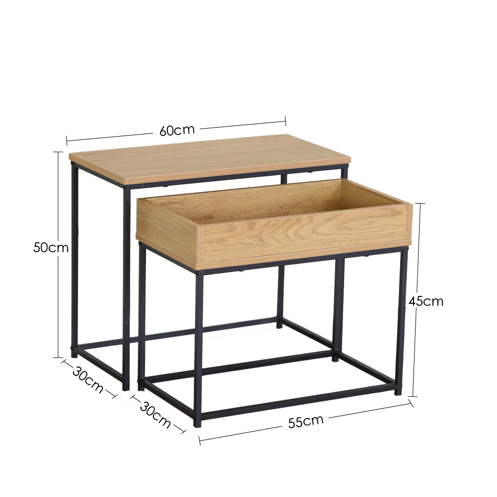 Mesa auxiliar baja moderna