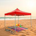 Toldo Plegable 2x2 Rojo