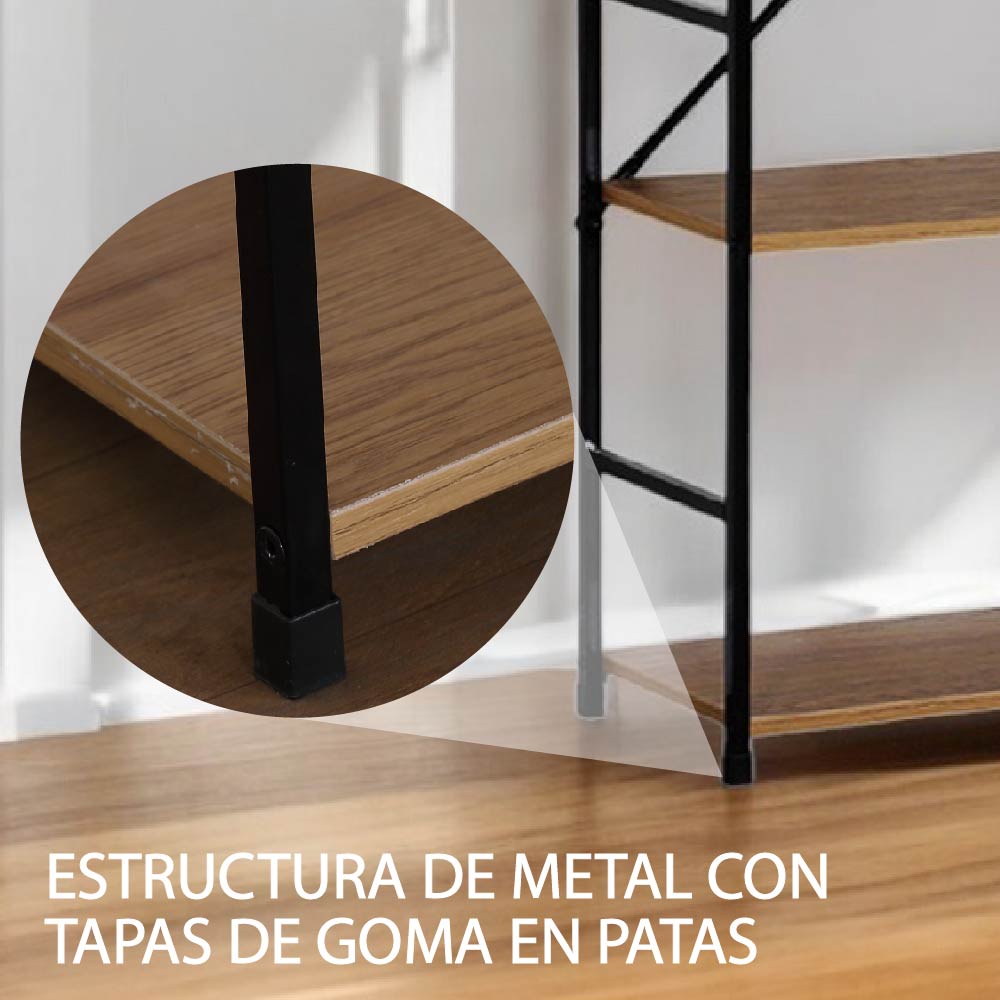 Librero organizador 4 estantes