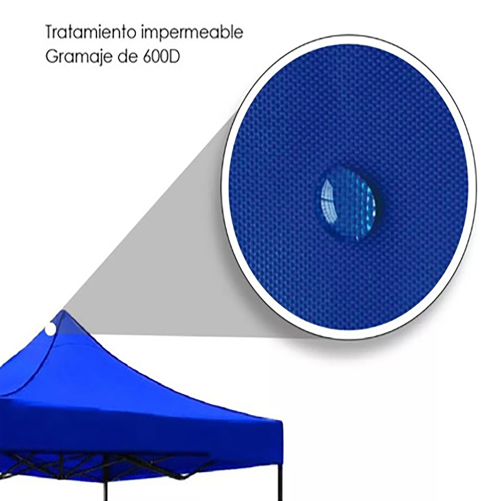 Toldo Plegable 3x3 Azul