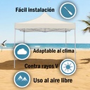 Toldo Plegable 3x3 Blanco