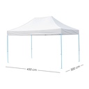 Toldo Plegable 3x4.5 Blanco