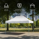 Toldo Plegable 3x4.5 Blanco