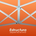 Toldo Plegable 3x4.5 Naranja