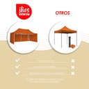 Toldo Plegable 3x4.5 Naranja
