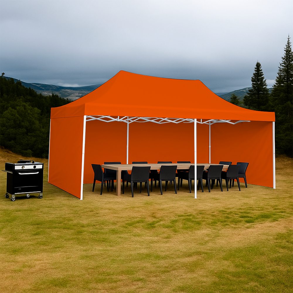 Toldo Plegable 3x4.5 Naranja