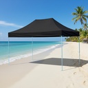 Toldo Plegable 3x4.5 Negro