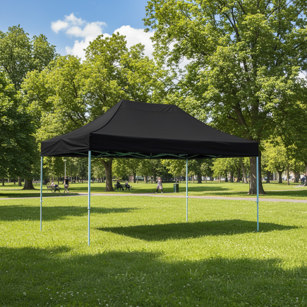 Toldo Plegable 3x4.5 Negro