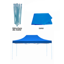 Toldo Plegable 3x6 Azul