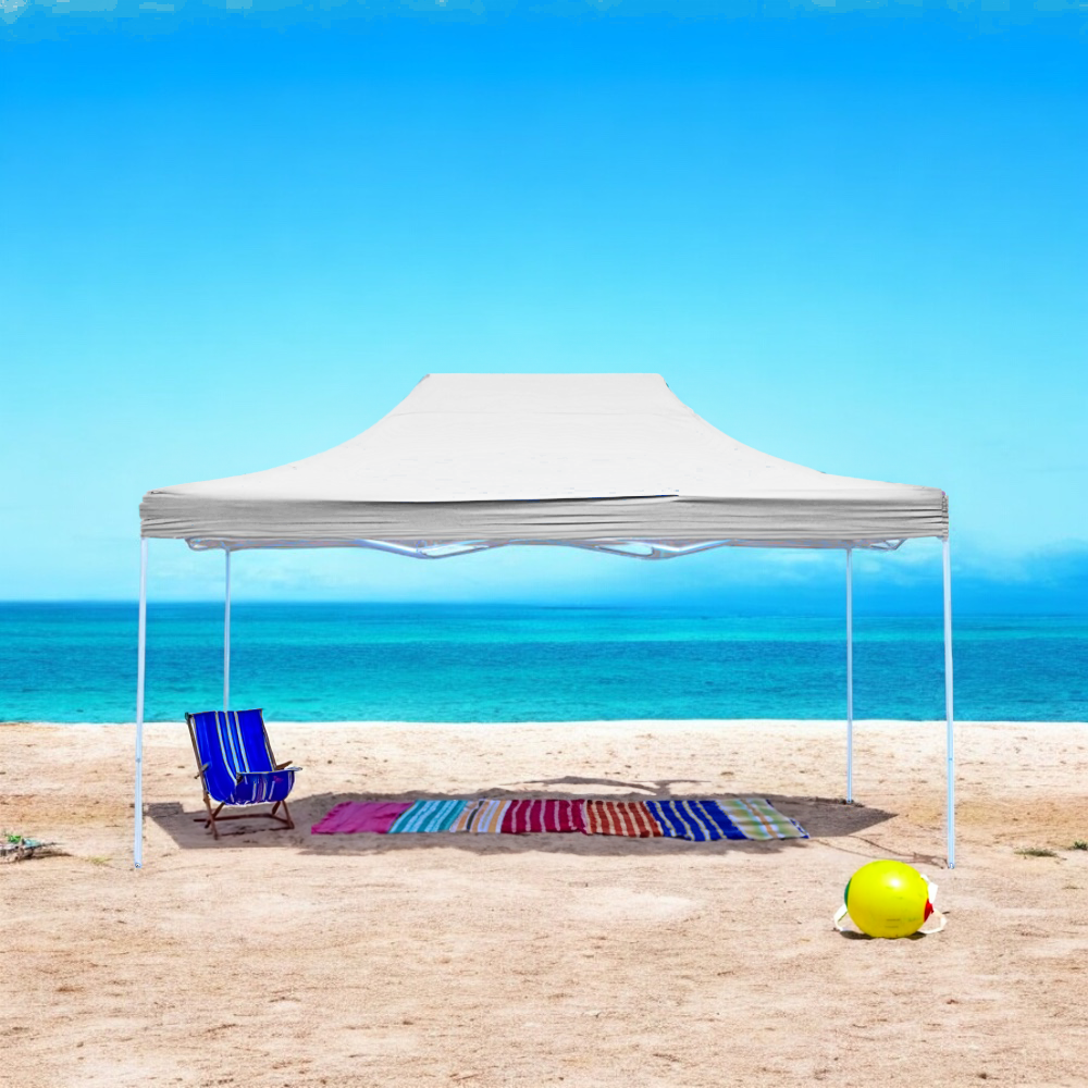 Toldo Plegable 3x6 Blanco