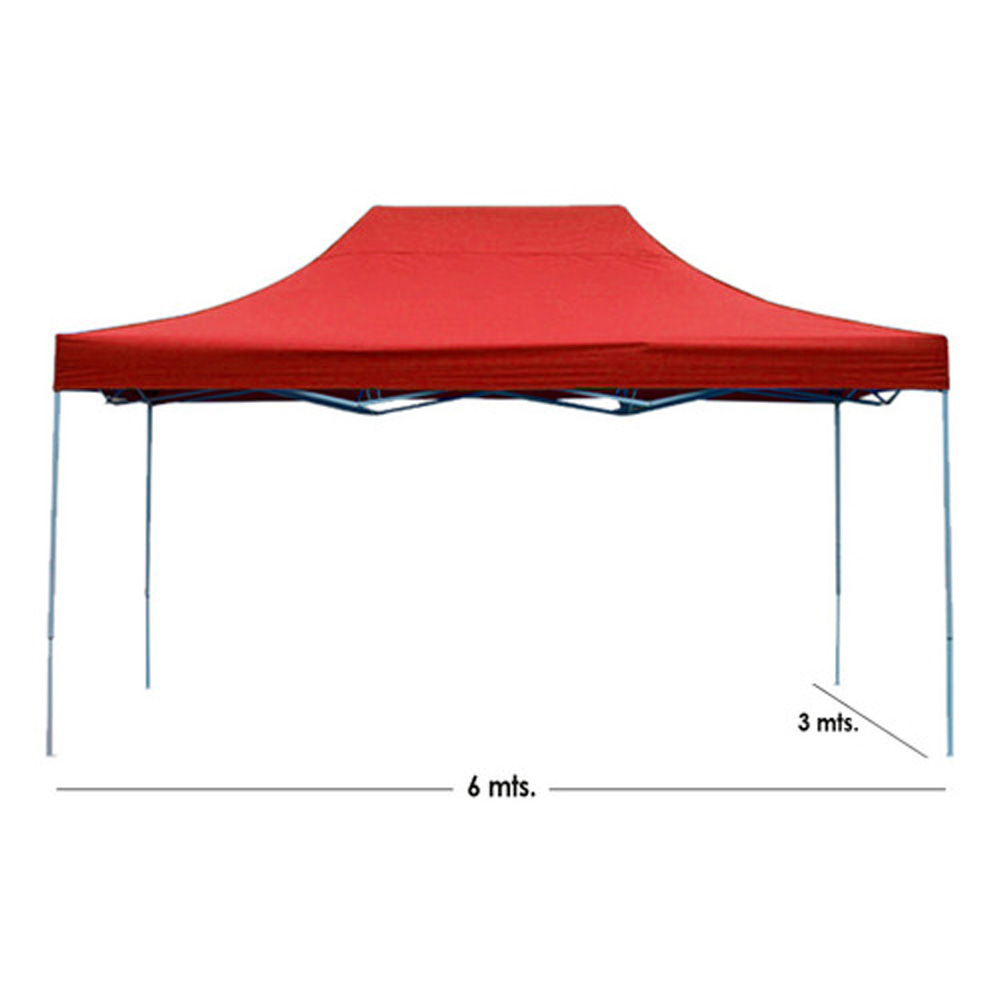 Toldo Plegable 3x6 Rojo