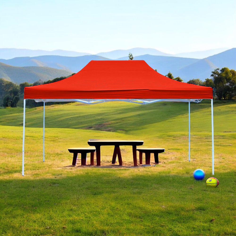 Toldo Plegable 3x6 Rojo