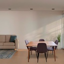 Mesa Comedor Oslo Madera con 4 Sillas Cafe