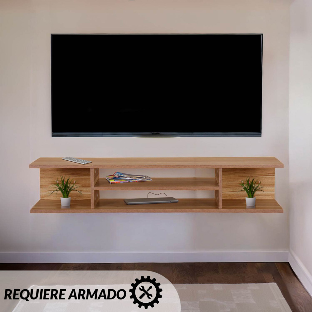 Mueble para TV Repisa Flotante Maple