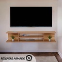 Mueble para TV Repisa Flotante Maple