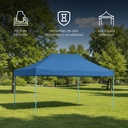 Toldo Plegable 2x3 Azul