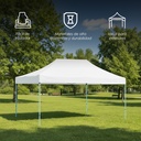 Toldo Plegable 2x3 Blanco