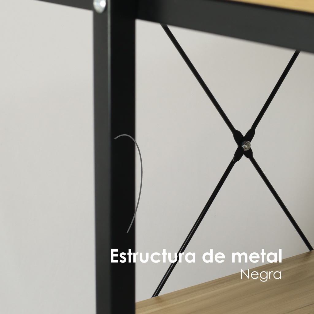 Escritorio para computadora con portateclado
