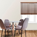 Mesa Comedor Redonda Oslo blanca con 4 sillas