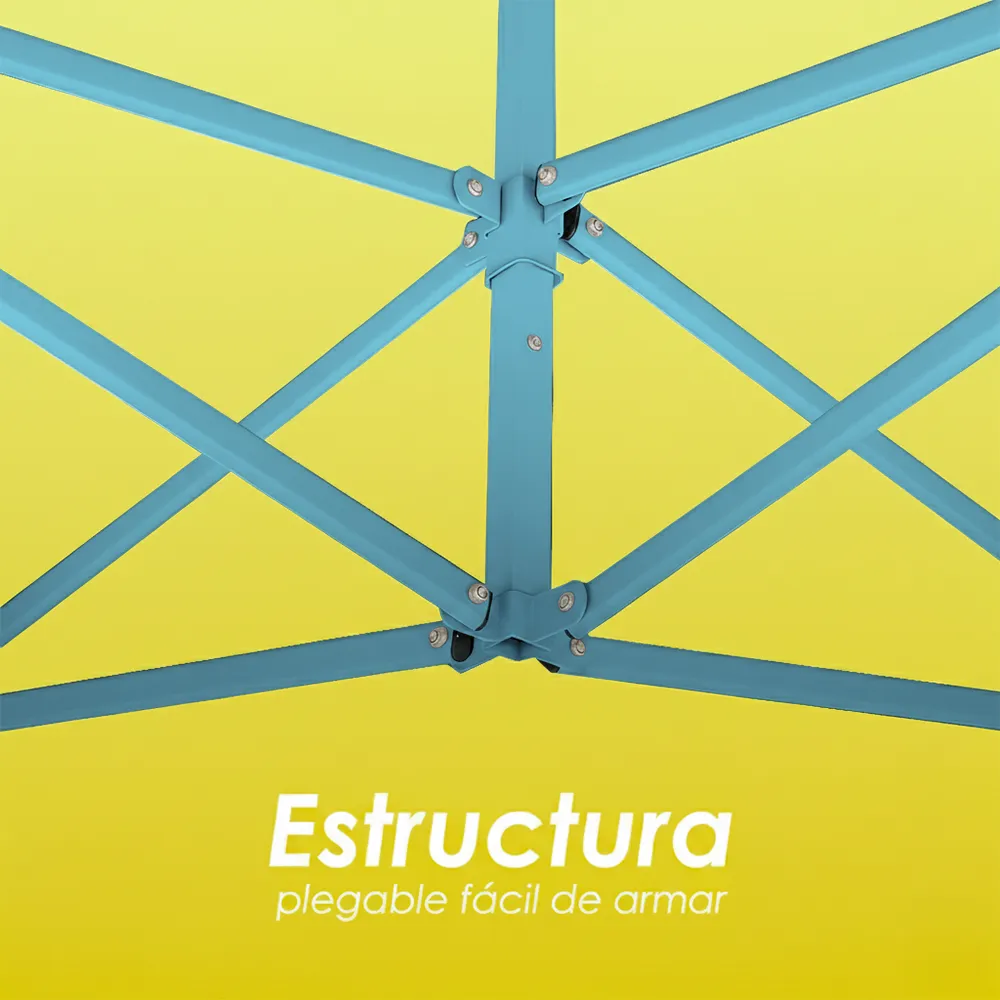 Toldo Plegable 2x2 con Paredes Amarillo (6).webp