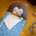 Bolsa de dormir 2 en 1 para niño Husky